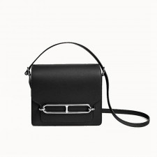 HERMES 에르메스 롤리스 미니백 블랙은장 H079195CK89